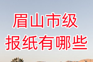 眉山市級(jí)報(bào)紙有哪些