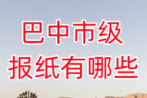 巴中市級報(bào)紙有哪些