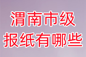 渭南市級報(bào)紙有哪些