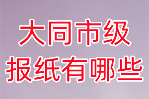 大同市級報(bào)紙有哪些